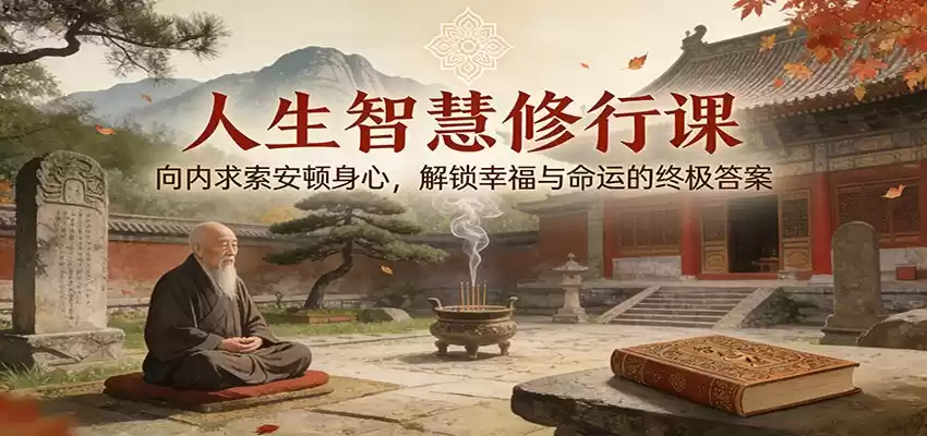 人生智慧修行课：向内求索安顿身心，解锁幸福与命运的终极答案-鑫梵淘