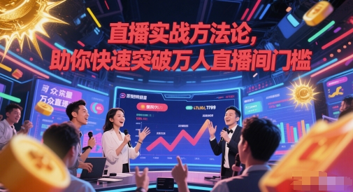 直播实战方法论，助你快速突破万人直播间门槛-鑫梵淘