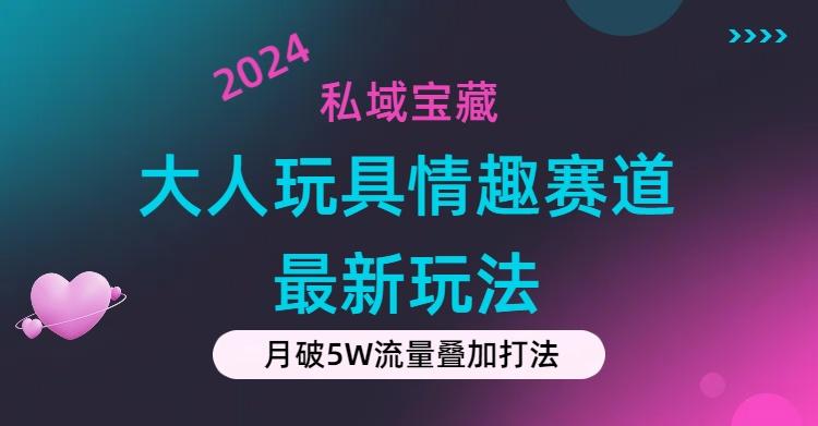 私域宝藏：大人玩具情趣赛道合规新玩法，零投入，私域超高流量成单率高-鑫梵淘