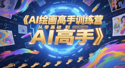 AI绘画高手训练营，从零基础到AI高手-鑫梵淘