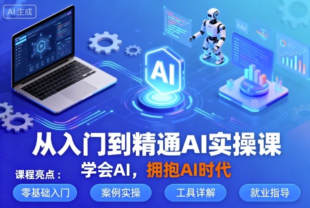 从入门到精通AI实操课，学会AI，拥抱AI时代-鑫梵淘
