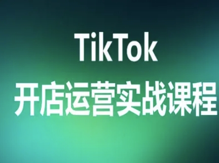 TikTok开店运营实战课程，TK跨境电商实操全流程-鑫梵淘