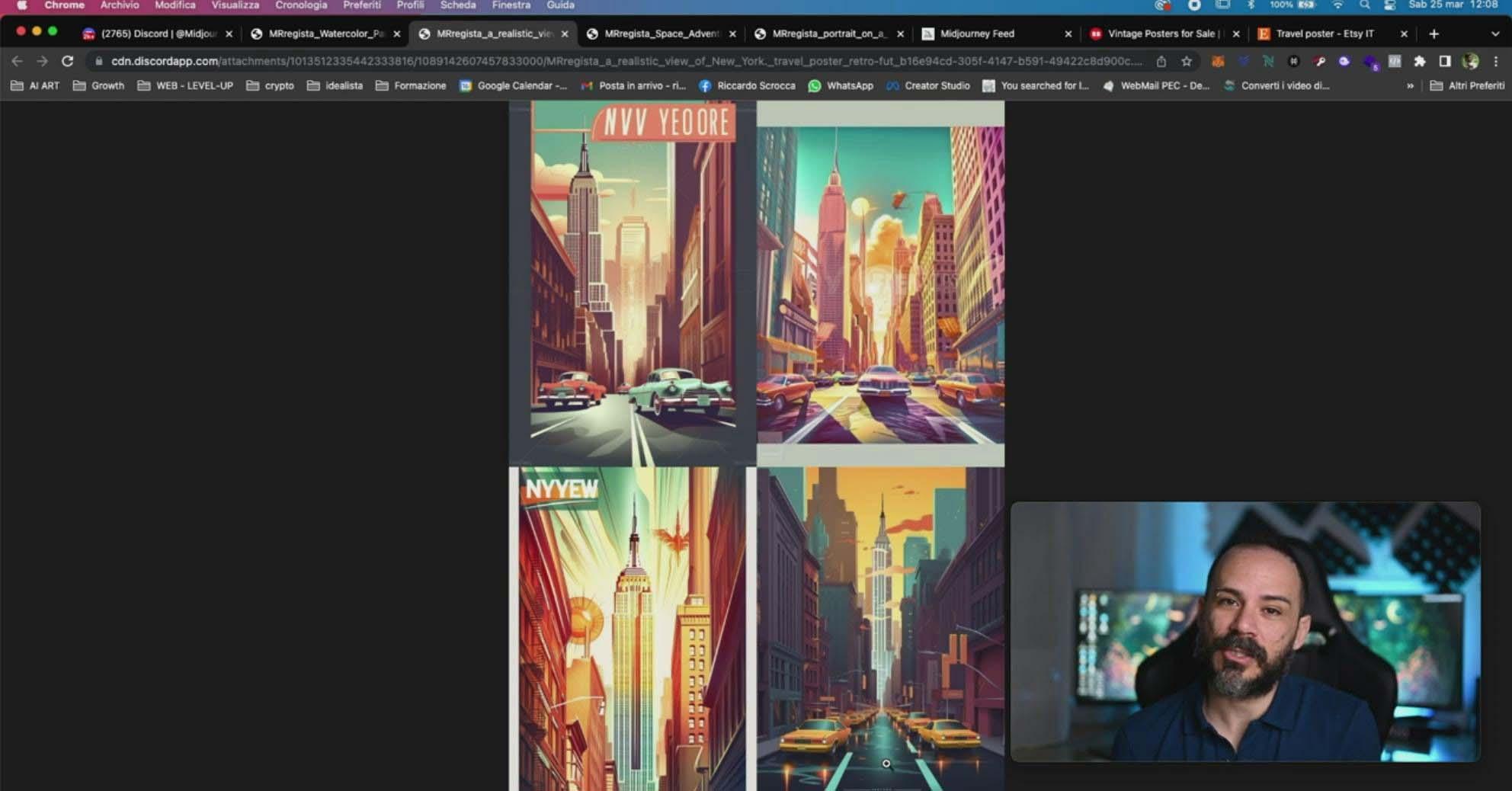图片[10]-Midjourney AI人工智能创建和销售令人惊叹的海报教程-10节课-中英字幕-鑫梵淘