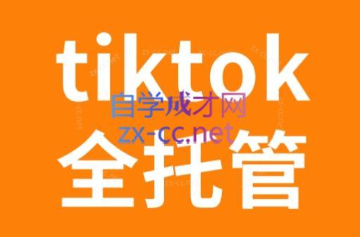 TikTok跨境电商全托管运营模式精品课-鑫梵淘