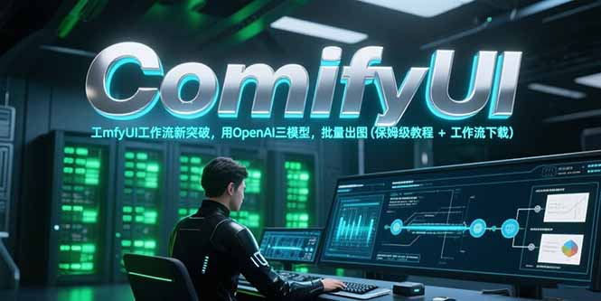ComfyUI工作流新突破，用OpenAI三模型，批量出图(保姆级教程+工作流下载-鑫梵淘