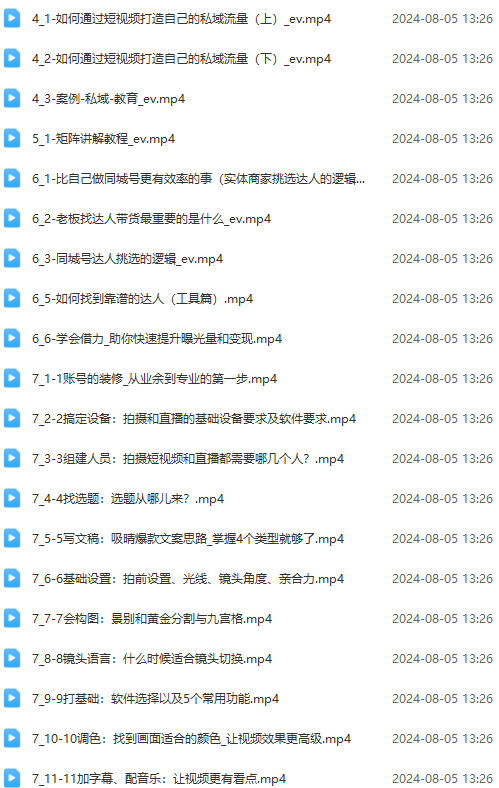 图片[2]-实体店老板获客特训营：认知、定位、文案、矩阵、直播、AI等(72节-鑫梵淘