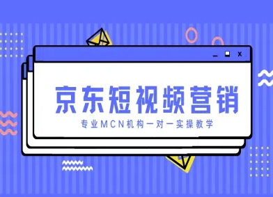 京东短视频营销项目，专业MCN机构一对一实操教学-鑫梵淘