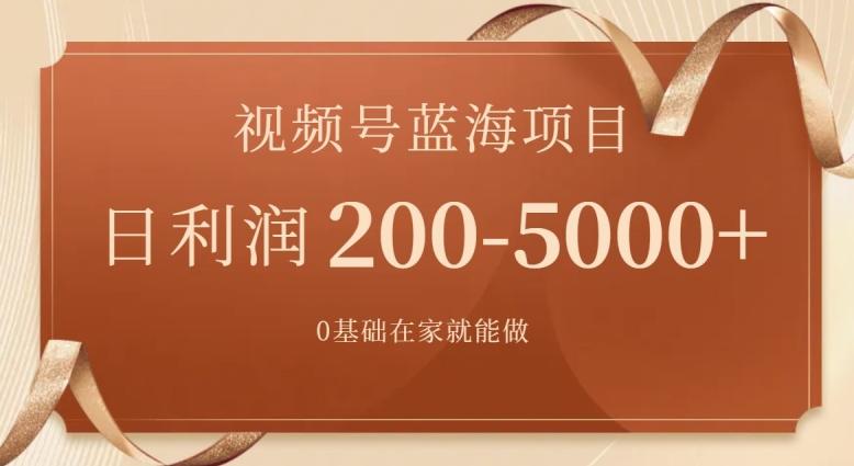 外边收费699视频号项目，最新玩法，简单好操作，一人可做，日四位数-鑫梵淘