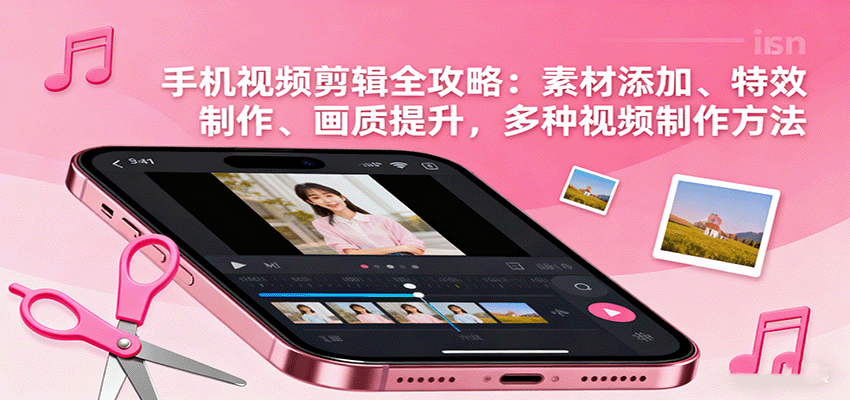 手机视频剪辑全攻略：素材添加、特效制作、画质提升，多种视频制作方法-鑫梵淘