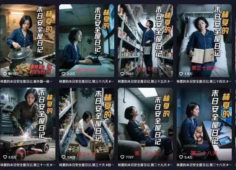 十个作品涨粉近20W!用AI制作末日安全日记连载,日入4位数,评论区爆肝求更新(附详细步骤)