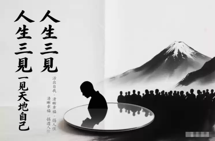 人生三见一见天地见众生见自己,活出自我拥有清晰幸福人生,搞透人性