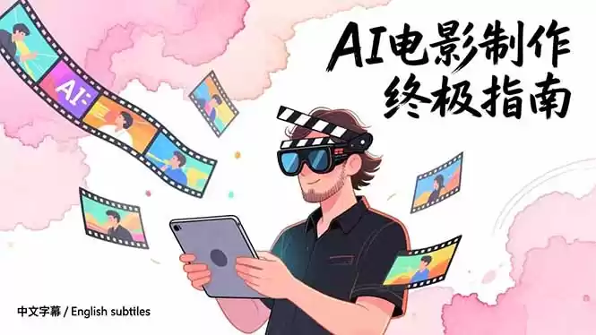 AI电影制作终极指南：从创意到成片，系统掌握智能影视全流程实战课(中英字幕-鑫梵淘