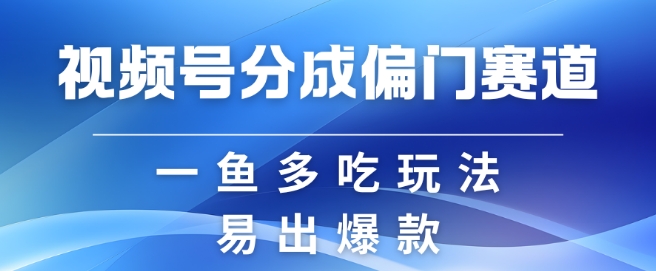视频号创作者分成计划偏门类目，容易爆流，实拍内容简单易做【揭秘】-鑫梵淘