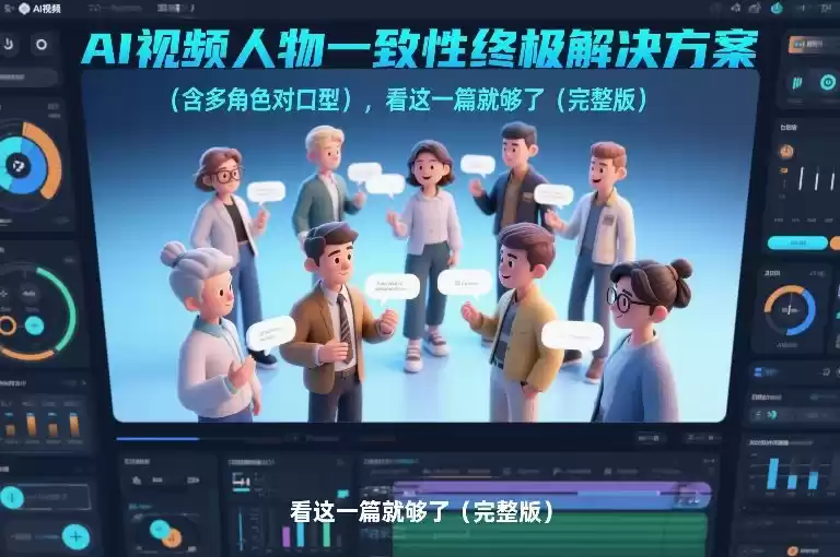 AI视频人物一致性终极解决方案(含多角色对口型)，看这一篇就够了(完整版)-鑫梵淘