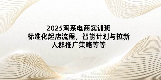 （14522期）2025淘系电商实训班：标准化起店流程，智能计划与拉新，人群推广策略等等-鑫梵淘