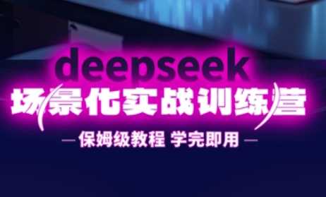 DeepSeek场景化实战训练营，保姆级教程，学完即用，手把手教你用DeepSeek提升效率-鑫梵淘