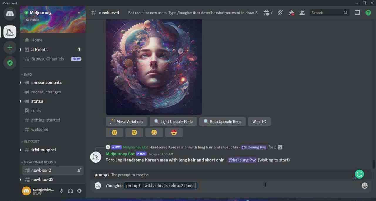 Midjourney AI人工智能艺术图片从入门到高级创作教程-33节课-中英字幕-鑫梵淘