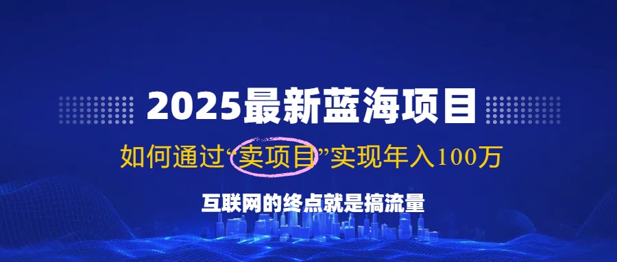 （14305期）2025最新蓝海项目，零门槛轻松复制，月入10万+，新手也能操作！-鑫梵淘